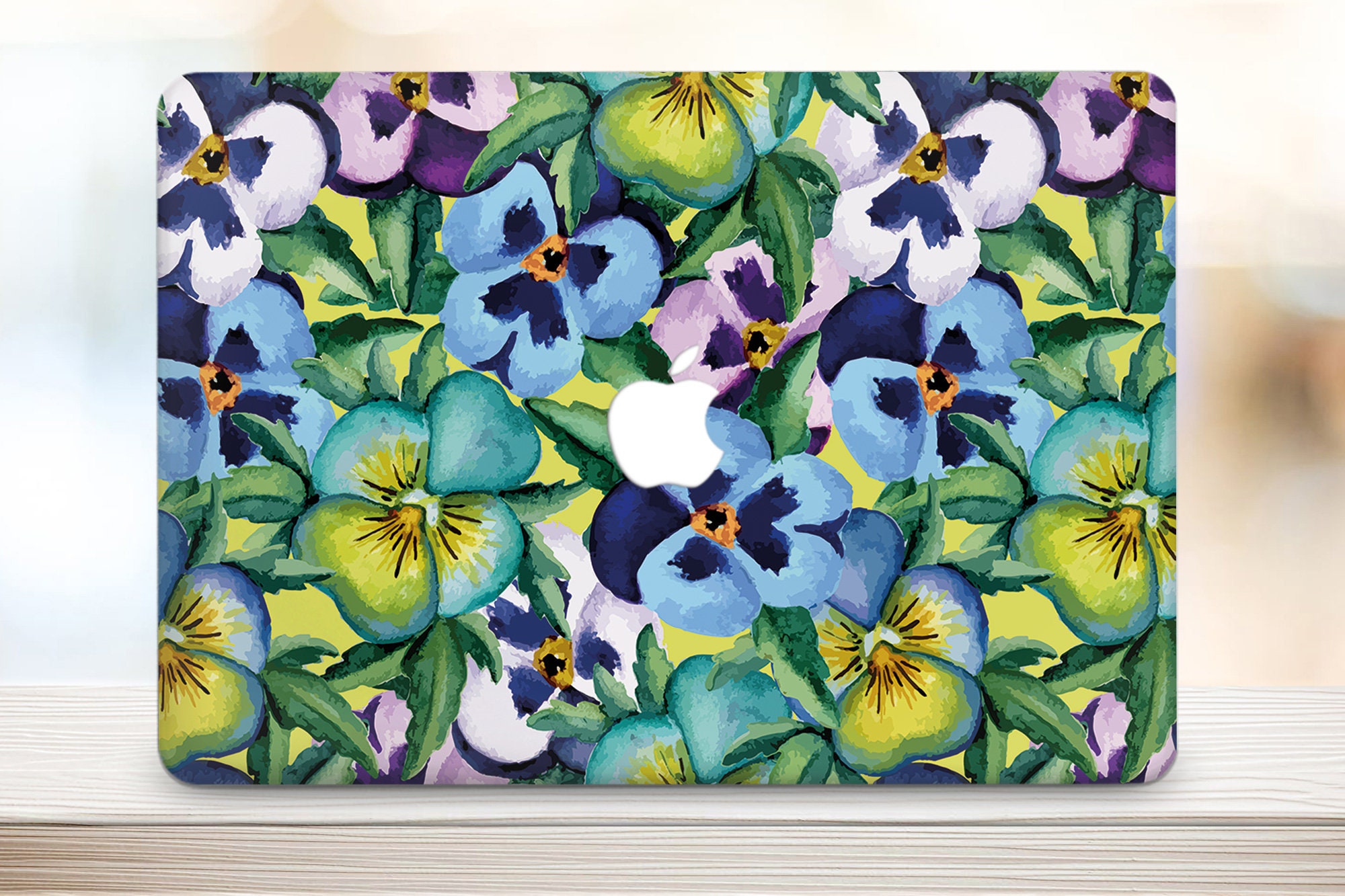 Violet Macbook Pro 13 Case Floral Macbook Air Flowers Case for Etsy