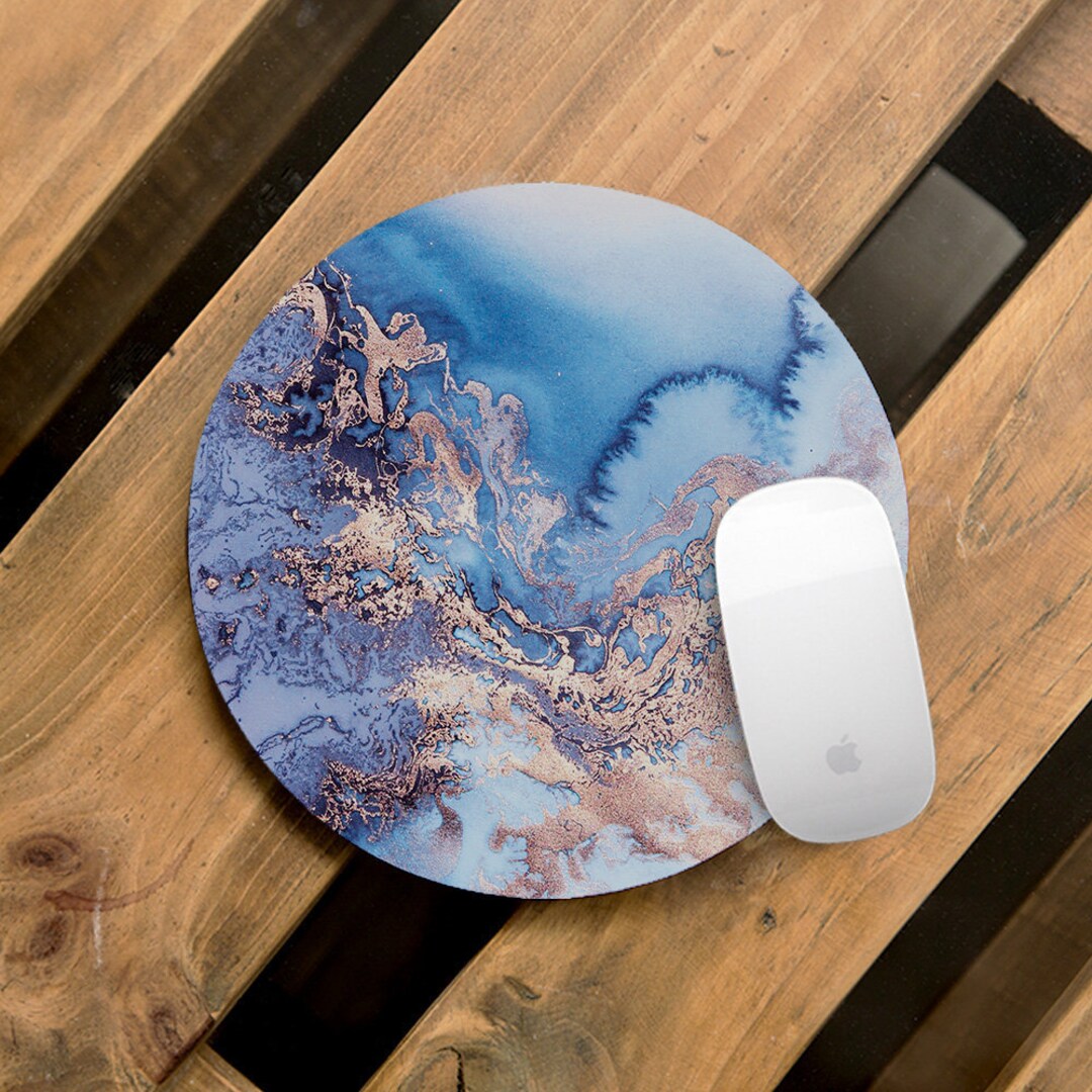 Gold Marble Art Computer Mouse Pad Rectangular Mouse Pad - Etsy