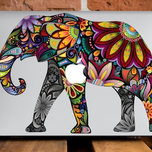 Flower Elephant MacBook Case MacBook Air 11 Cover MacBook Pro 13 Case Laptop Accessories Macbook Retina Pro Macbook Pro 15 2017 Hard WCM2047