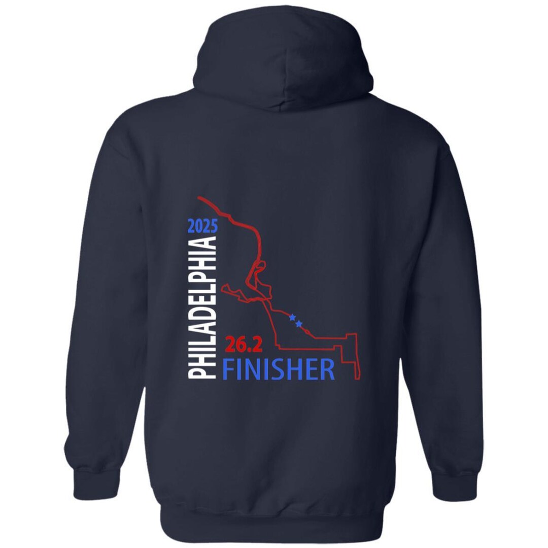 2025 Philly 26.2 Finisher Gildan Pullover Hoodie - Etsy