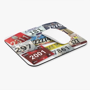 Custom Race bib Mouse Pad (Rectangle)