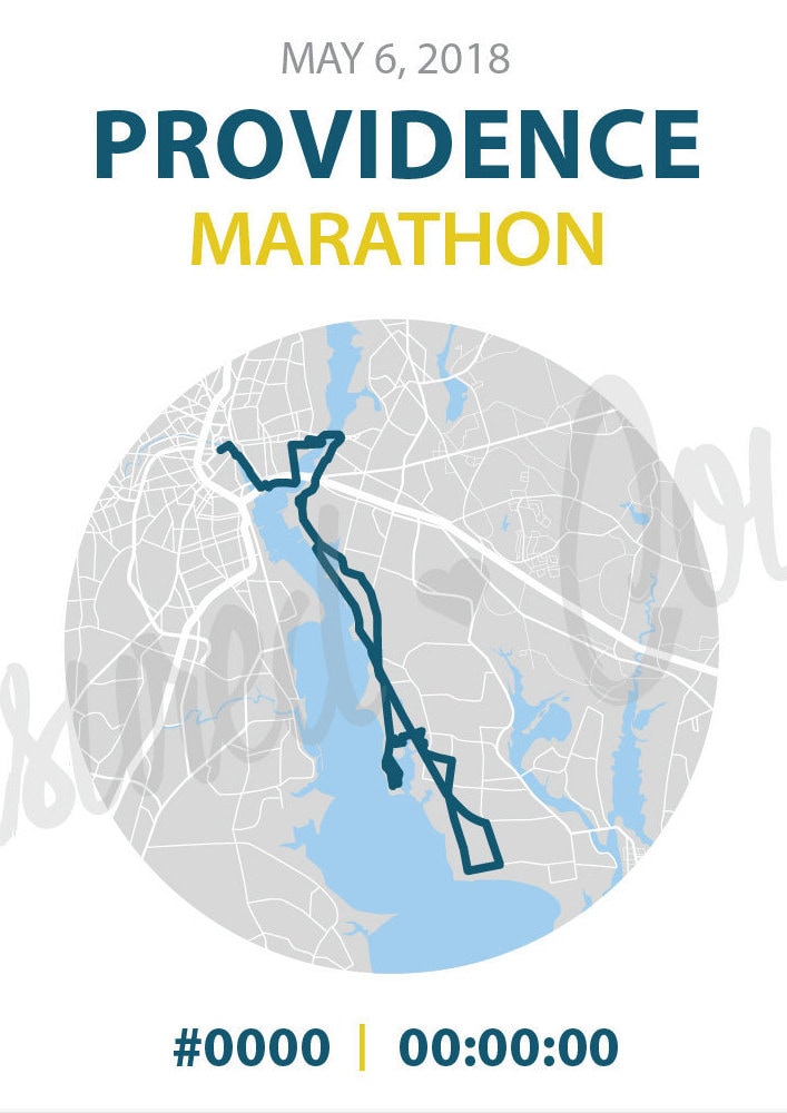 Providence Marathon Digital File & Print Options Available Etsy Hong Kong