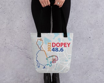 2022 Dopey Map Tote bag