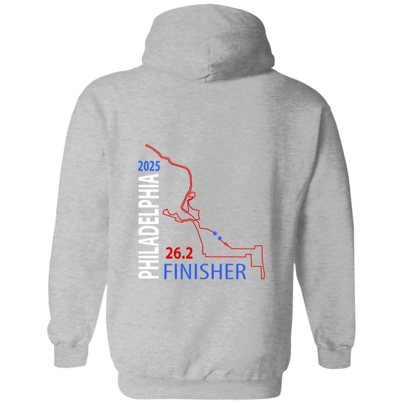 2025 Philly 26.2 Finisher Gildan Pullover Hoodie - Etsy