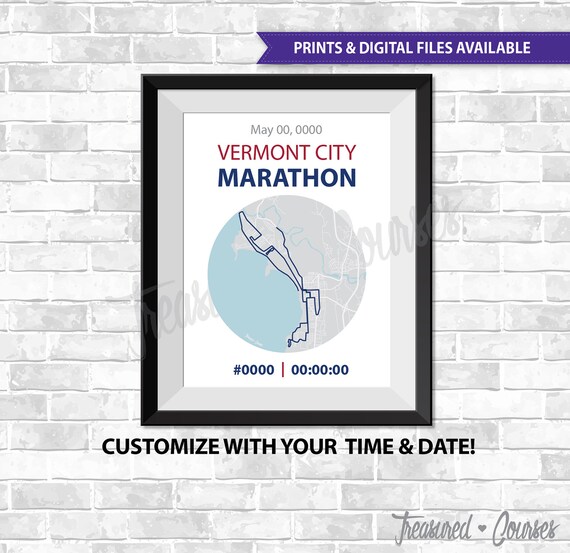 Vermont City Marathon Elevation Chart