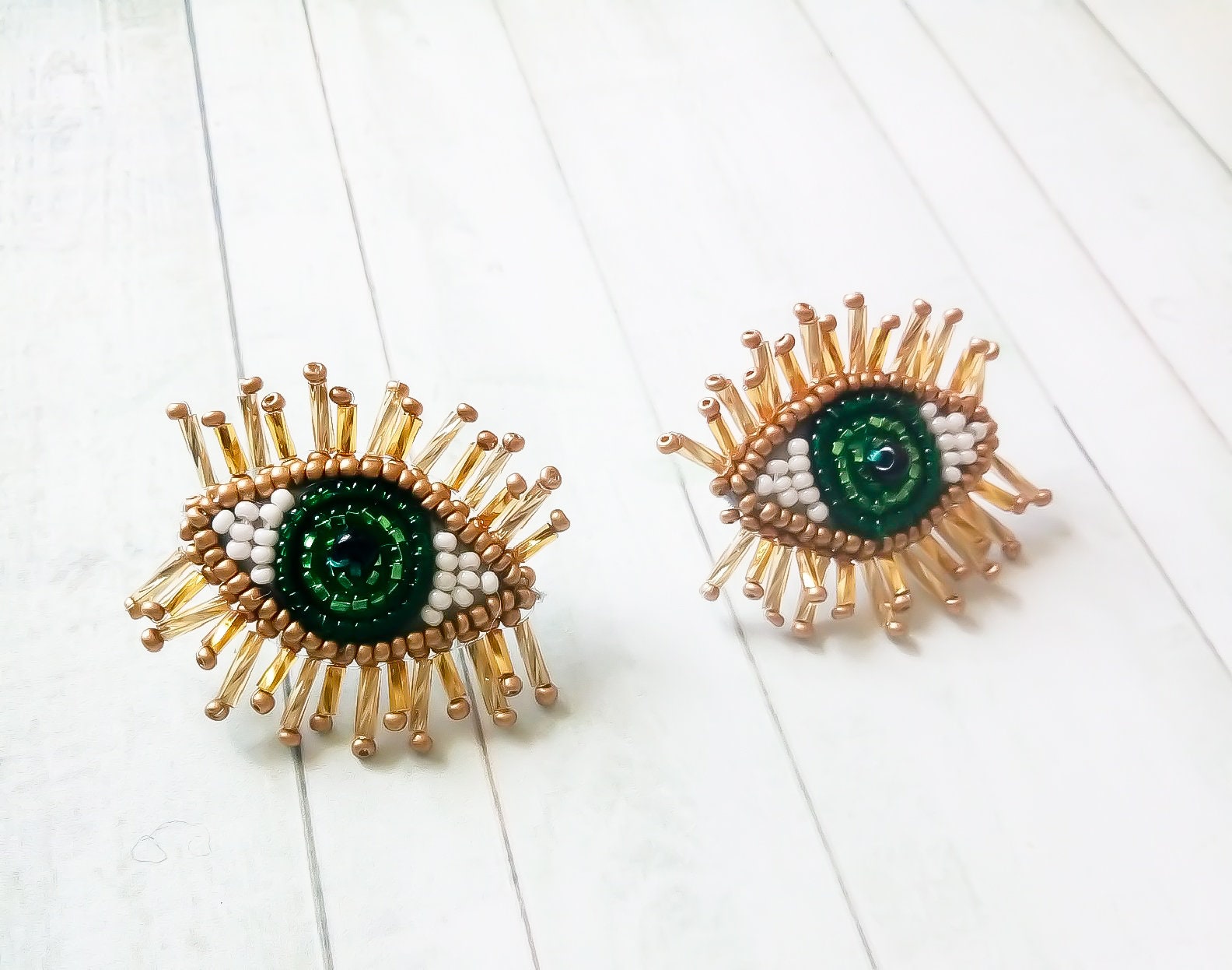 Eyez Beaded Earrings