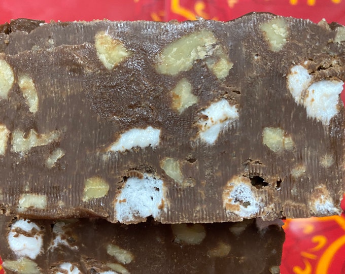 Rocky Road Fudge 1 pound FREE SHIPPING