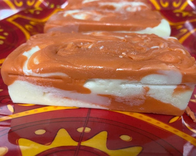 Orange Creamsicle Swirl Fudge *nut free* 1/2 pound