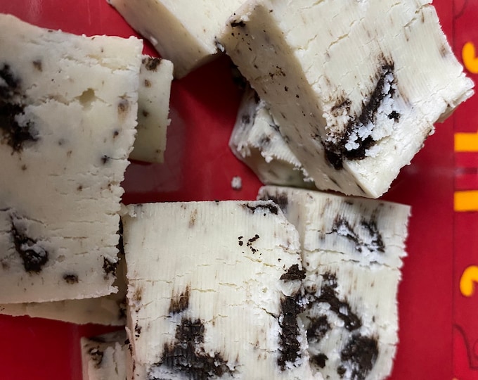 Cookies and Cream white chocolate fudge Oreo fudge 1/2 pound