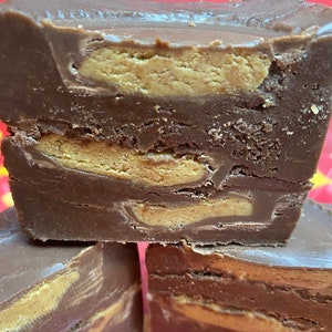 Peanut Butter Cup Milk / Semi-Chocolate Fudge 1/2 pound