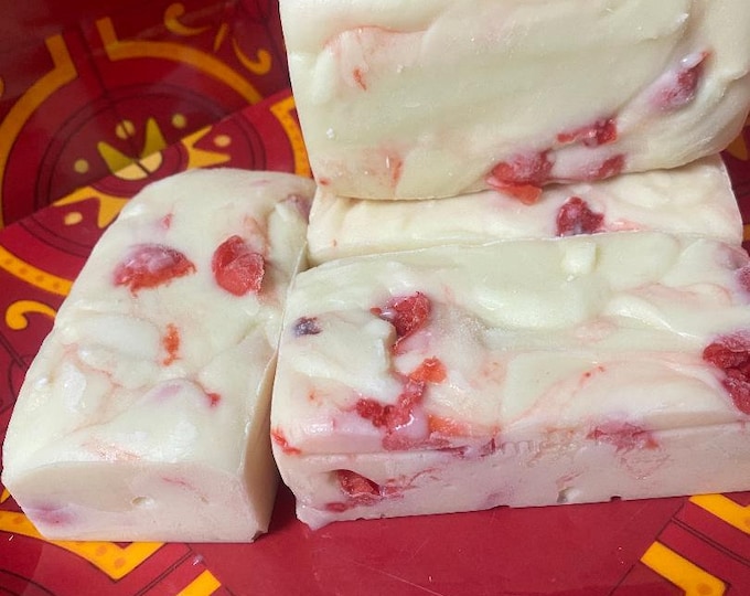 Cherry Cheesecake Fudge *nut free* 1/2 pound