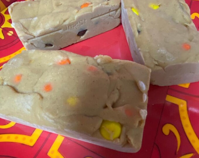 Peanut Butter Fudge with Peanut Butter Candy Coated Pieces  1/2 pound