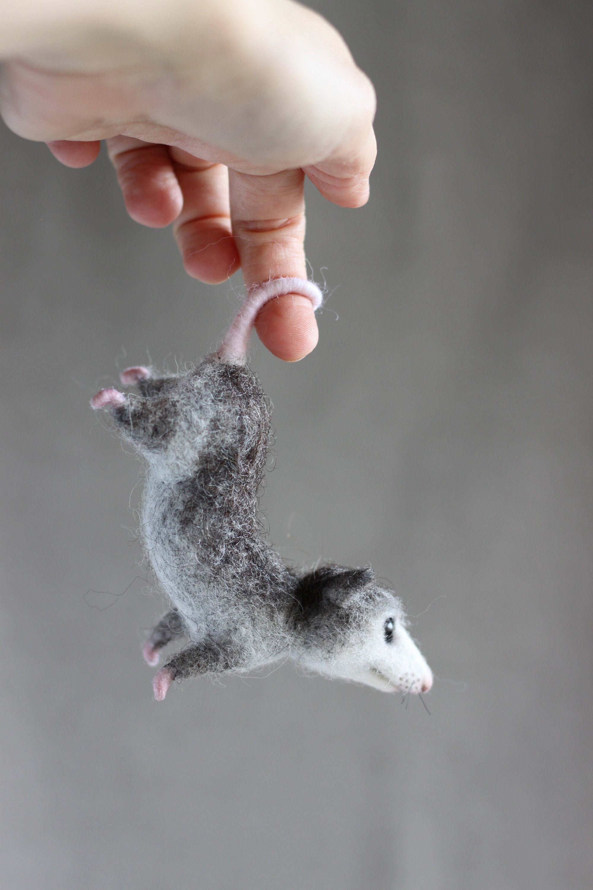 Needle felted possum READY TO SHIP Needle felted animal Etsy