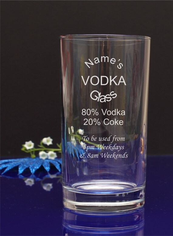 Weddings Personalised Hi Ball Glass Birthday Father/'s Day FREE ENGRAVING