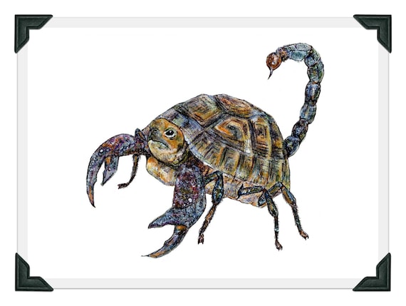 Scortoise- Mutant, Fantasy Art, Animal Art, Mythical