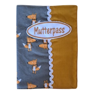 Mutterpasshülle aus Stoff, Schutzhülle, deutscher Mutterpass, Mama, Schwangerschaft, Geburt, Untersuchungshefthülle, Mamapass, Babyparty