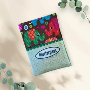 Mutterpasshülle aus Stoff, Schutzhülle, deutscher Mutterpass, Mama, Schwangerschaft, Geburt, Untersuchungshefthülle, Mamapass, Babyparty
