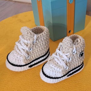 Baby sneakers, personalized desired name embroidered, crocheted, sneakers, crochet sneakers baby shoes shoes wool socks crochet shoes chucks baby