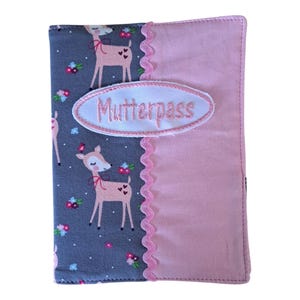 Mutterpasshülle aus Stoff, Schutzhülle, deutscher Mutterpass, Mama, Schwangerschaft, Geburt, Untersuchungshefthülle, Mamapass, Babyparty