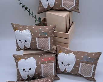 Geschenk von Zahnfee, Milchzahn, Zahnfee Kissen, kleine Geschenkidee, Vorschulkind, Zahnfee Geschenkidee, Milchzahn Aufbewahrung, Wackelzahn