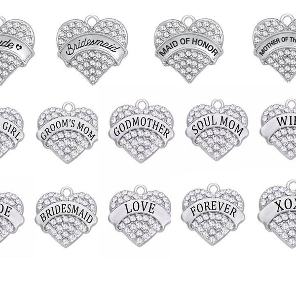 bridesmaid croc charms