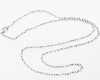 24" Link Chain Necklace.  Fits 18-20mm Ginger snaps, Noosa, Magnolia & Vine, C1-B