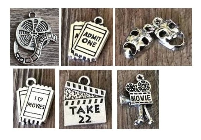 Movie Reel Charms 