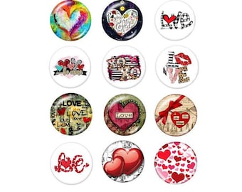 Valentine Snaps, Heart Snap, Love Snap, Be Mine Snap, You Are Loved Snap, XOXO Snap, Valentine Heart Snap, Fits 18-20mm Ginger Snaps, SC58