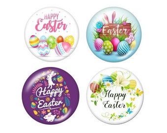 Easter Snaps, Happy Easter Snap,  Snaps for Snap Jewelry,  Fits 18mm Ginger Snaps, Magnolia & Vine, SC39
