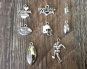 Football Charms, Sports Charms, I Love Football, Football Mom, Football Player, Football Helmet, Football Charm, #4