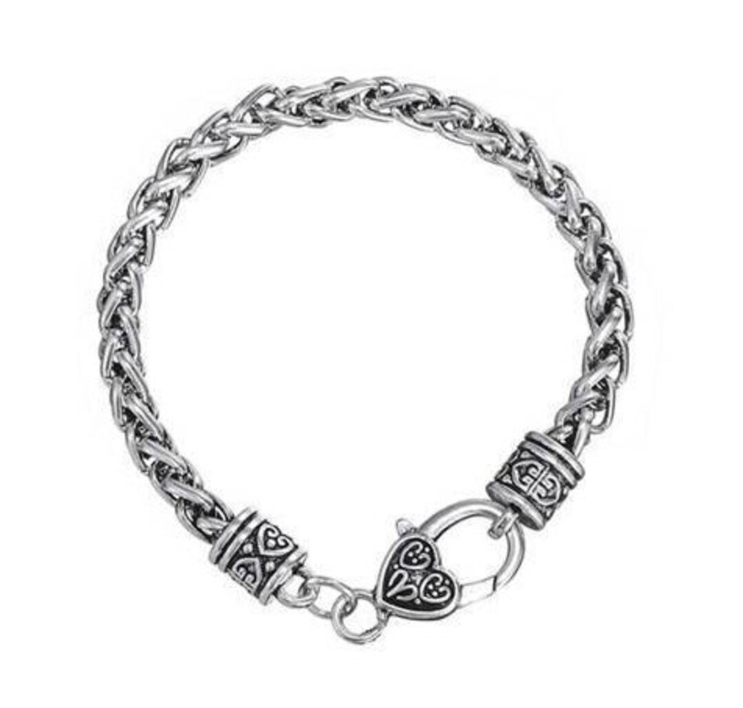 Charm Bracelet, 8 Wheat Chain Bracelet, Charm Bracelet Chain, Perfect