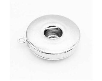 DIY Snap Jewelry 18mm DIY Snap Base Connector Single Ring for Earrings, Necklaces, Bracelets.  Fits 18 Ginger snaps, Magnolia & Vine DIY3-B