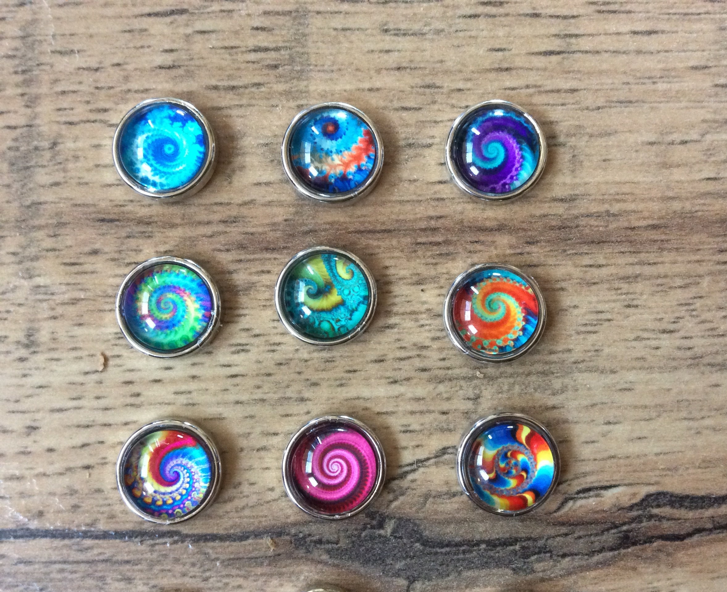 Swirls Snap Charms for 12mm PETITE/MINI Snap Jewelry, Fits 12mm Ginger Snaps, Noosa, Magnolia