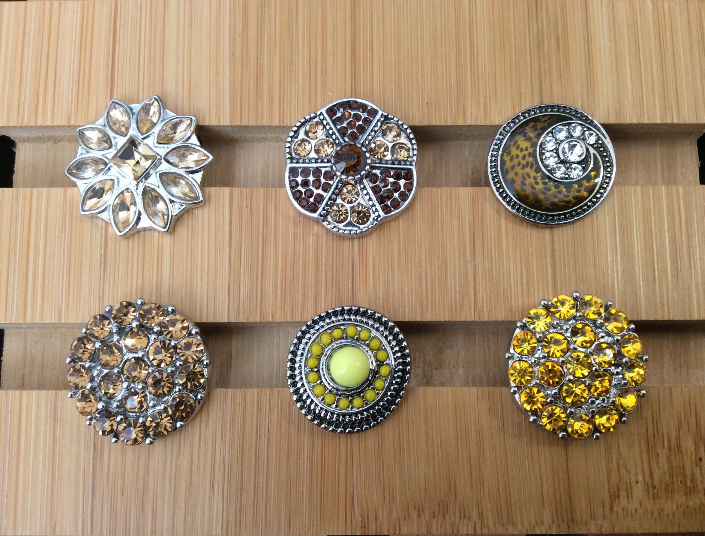 Yellow Snap Charms, Brown, Champagne, Yellow Snap Charms for Snap ...