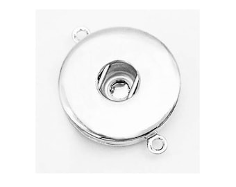 DIY Snap Jewelry 18mm DIY Snap Charm Connector Double Ring for Earrings, Necklaces, Bracelets, Fits 18mm Ginger snaps Magnolia, DIY3/B/MW