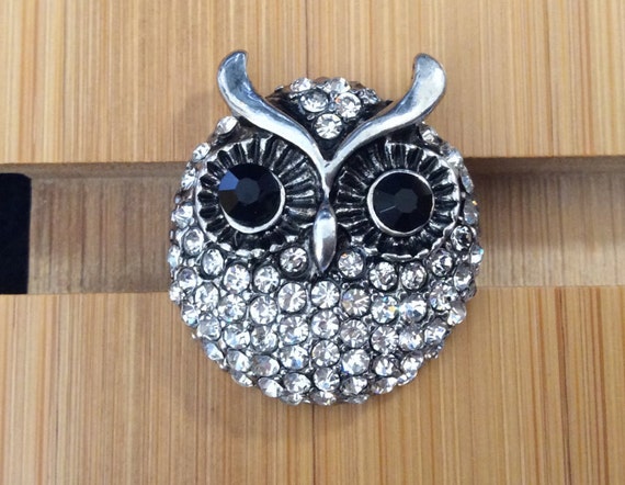 Mini 18mm Owl Snap Button Coin Purses