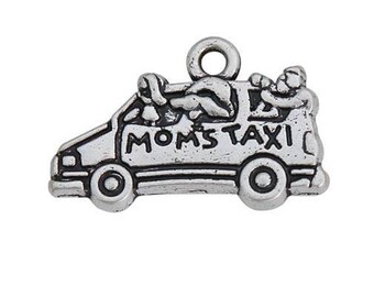 Mom's Taxi, Mom Carpool, Minivan, Moms taxi, mom taxi,  Silvertone,  #29-15