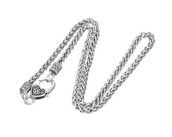 20" Wheat Chain Necklace, Charm Necklace Chain, Perfect for Adding your Favorite Charms, Charms NOT Included, C3-MS