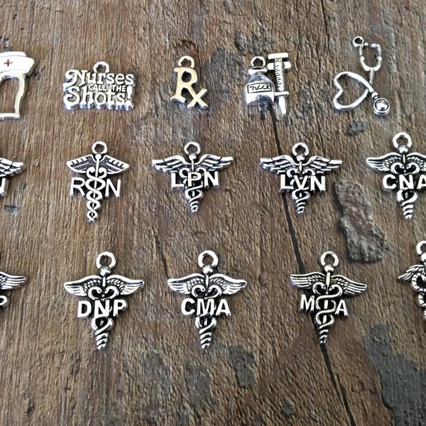 Nurse Charms Etsy