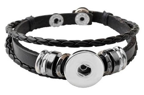 Ginger snap shop leather bracelet
