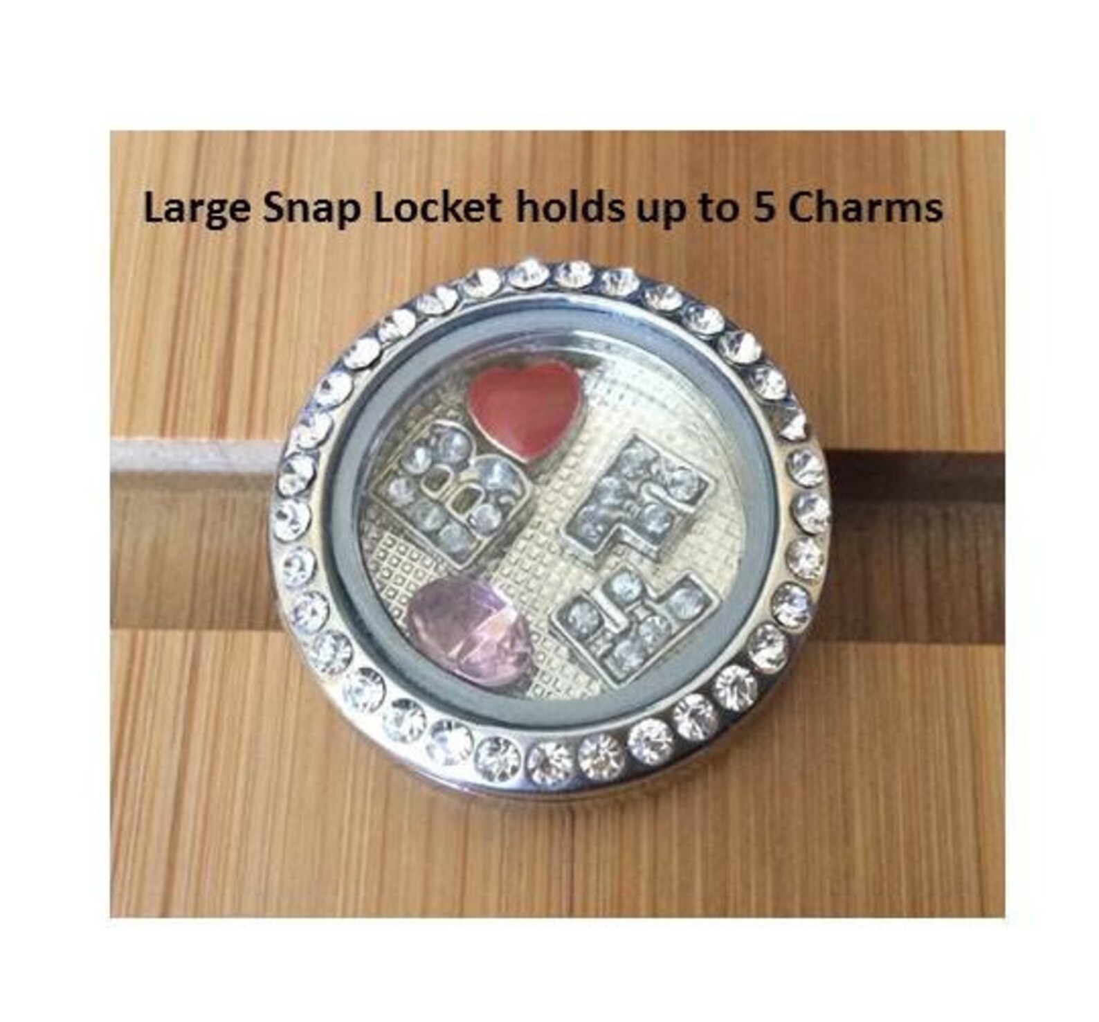 Snap Charm Locket Floating Charm Locket for Snap Jewelry. Fits | Etsy