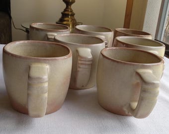 Frankoma Mugs.5C Wagon wheel/7 Available Peice and Shipping is for 1/Hand Crafted in U.S.A.