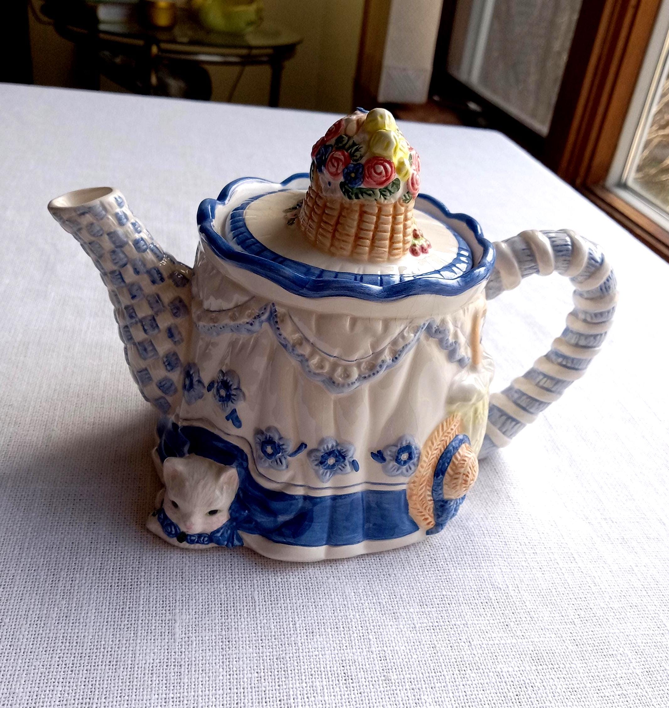 AVON 猫 ヴィンテージ ティーポット アメリカ 置物 アンティーク Avon Cat Teapot - Etsy