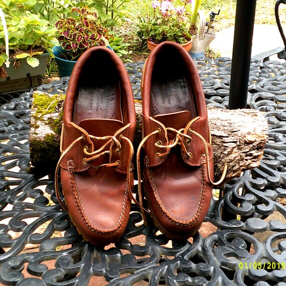 Maine Classics/mens Boat Shoes/vibram Soles/size 9 1/2 M/made in U.S.A. -  Etsy Israel