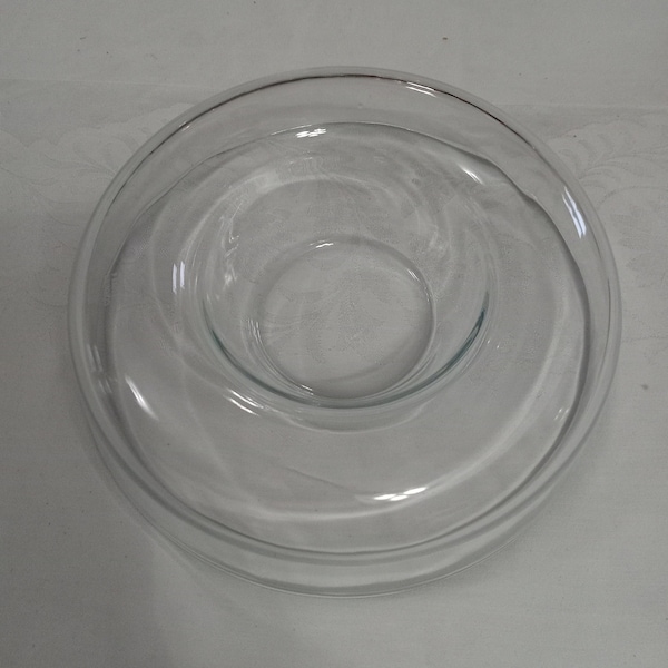 Pyrex 22 cm Clear Glass Bunt Pan/France/Baking Pan/Retro Kitchen/Baking Pan/Mold