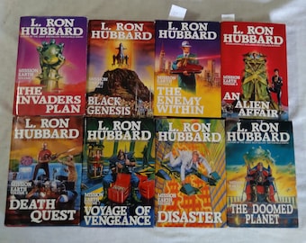 L. Ron Hubbard/ Mission Earth Books/Hardbound, Dust Jackets, Some First Editions/Science Fiction