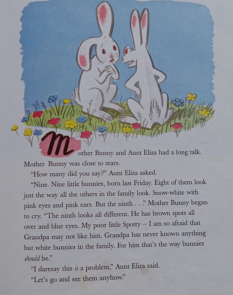Spotty Margret Rey, H.A. Rey/spotty the Rabbit/vintage Ex-library ...