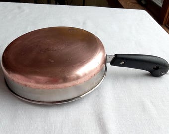 Revere Ware Double Circle 7 in. Skillet/Stainless Steel Copper Bottom