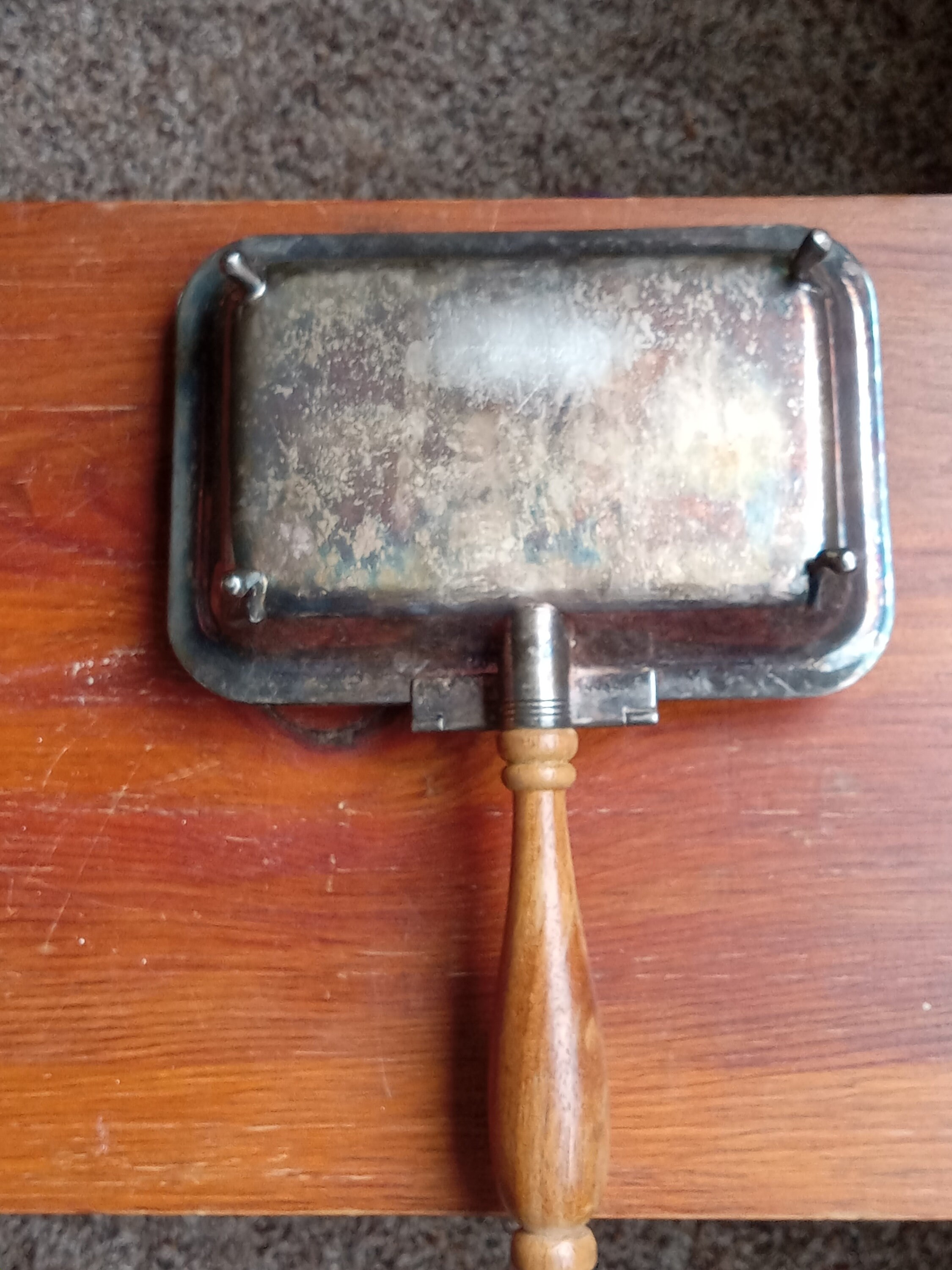 Antique Silent Butler/silver Plated by Sheffield Silver Co/opens