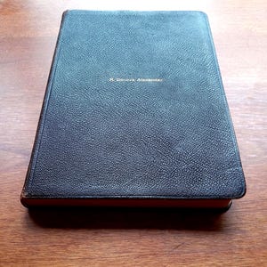 The Book of Psalms With Music/Antique 1912/Reformed Presbyterian/Black Leather/Collectable Gift image 5
